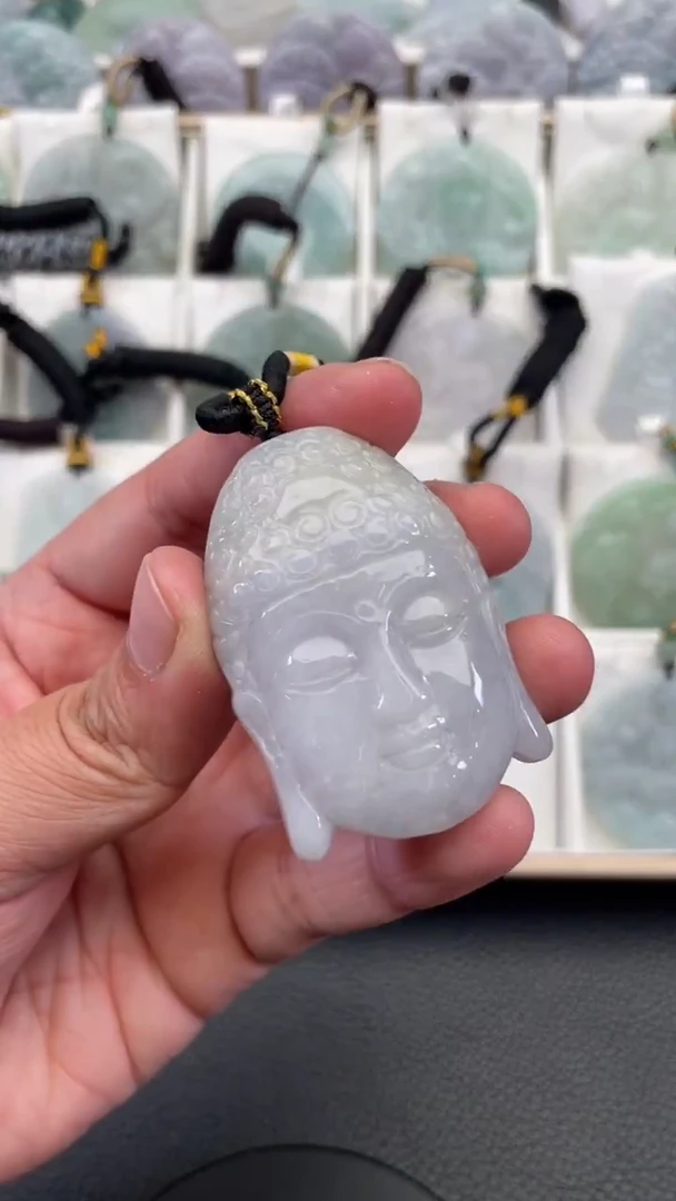 颈饰未镶嵌翡翠天然缅甸翡翠A货334