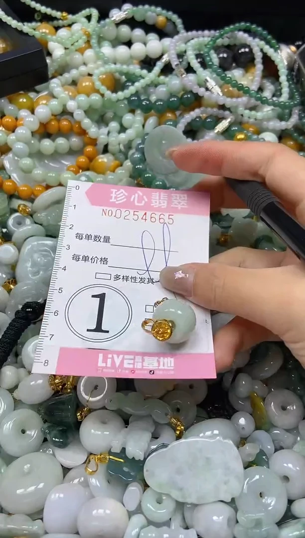 翡翠未镶嵌颈饰闪购0254665