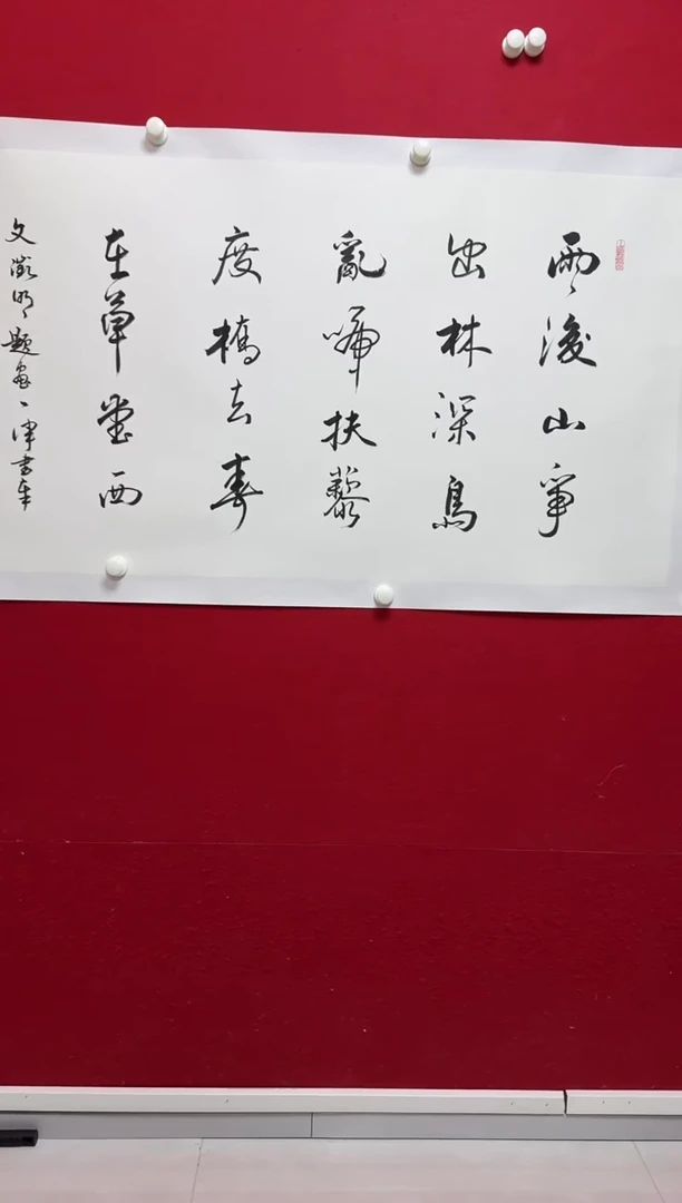 书法LZM 08 书法 雨后