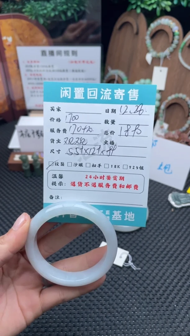 未镶嵌手镯翡翠手镯