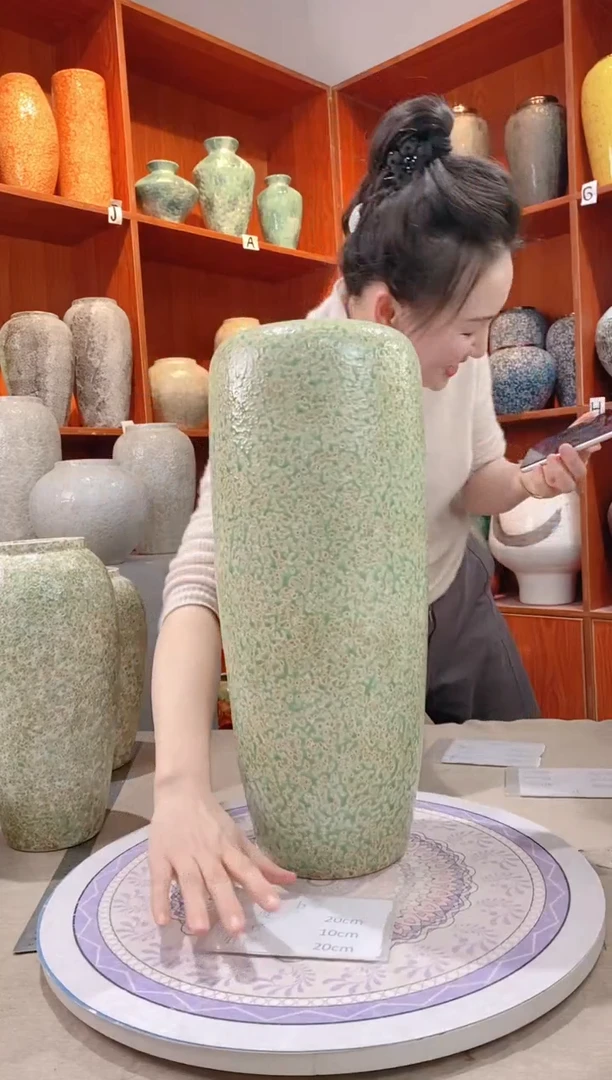 【闪购商品】瓶春意盎然50cm落地  陶瓷花瓶 无花