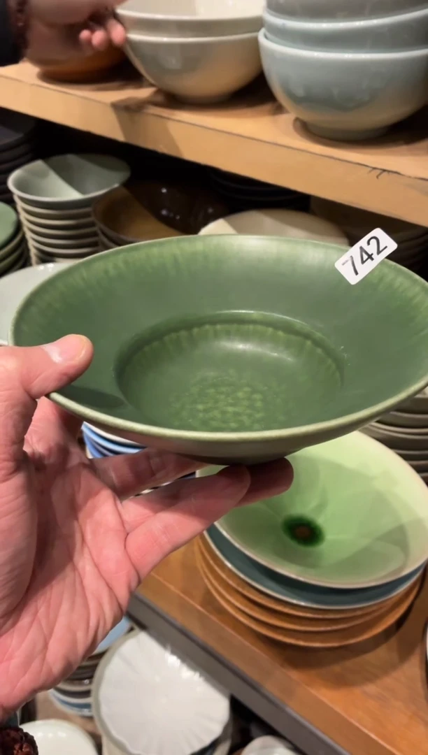 瓷片元**姐742冬青葫芦碗1个