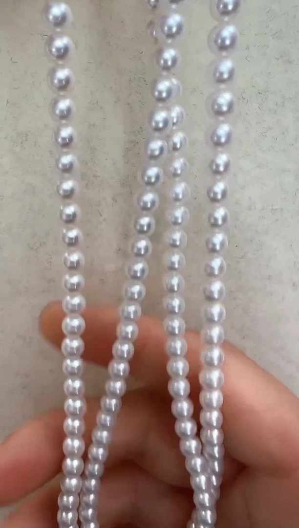 【闪购商品】淡水珍珠颈饰银S925镶嵌多样性发一4-5正圆