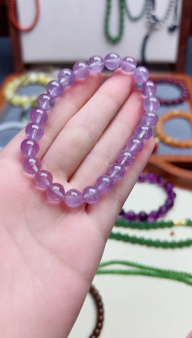 车挂未镶嵌水晶紫水晶手串ZD