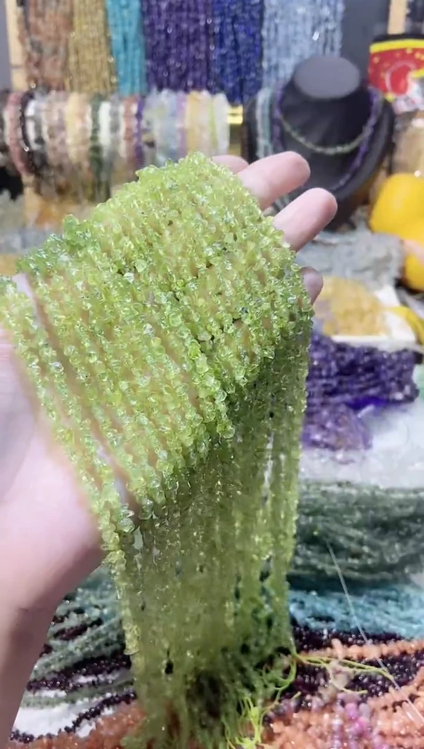 未镶嵌珠宝半成品水晶橄榄