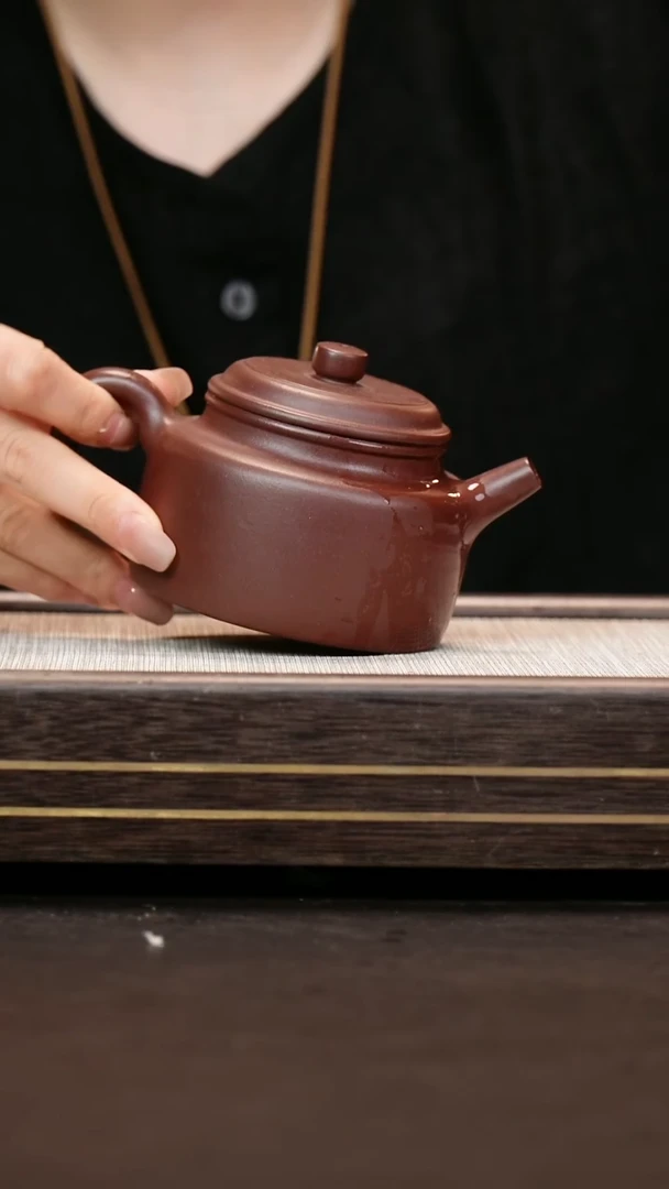茶壶紫砂三号井底槽清 德钟壶  周