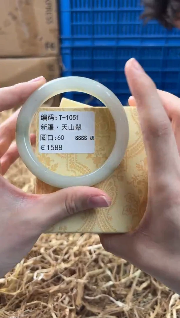 未镶嵌手镯石英质玉T-1051