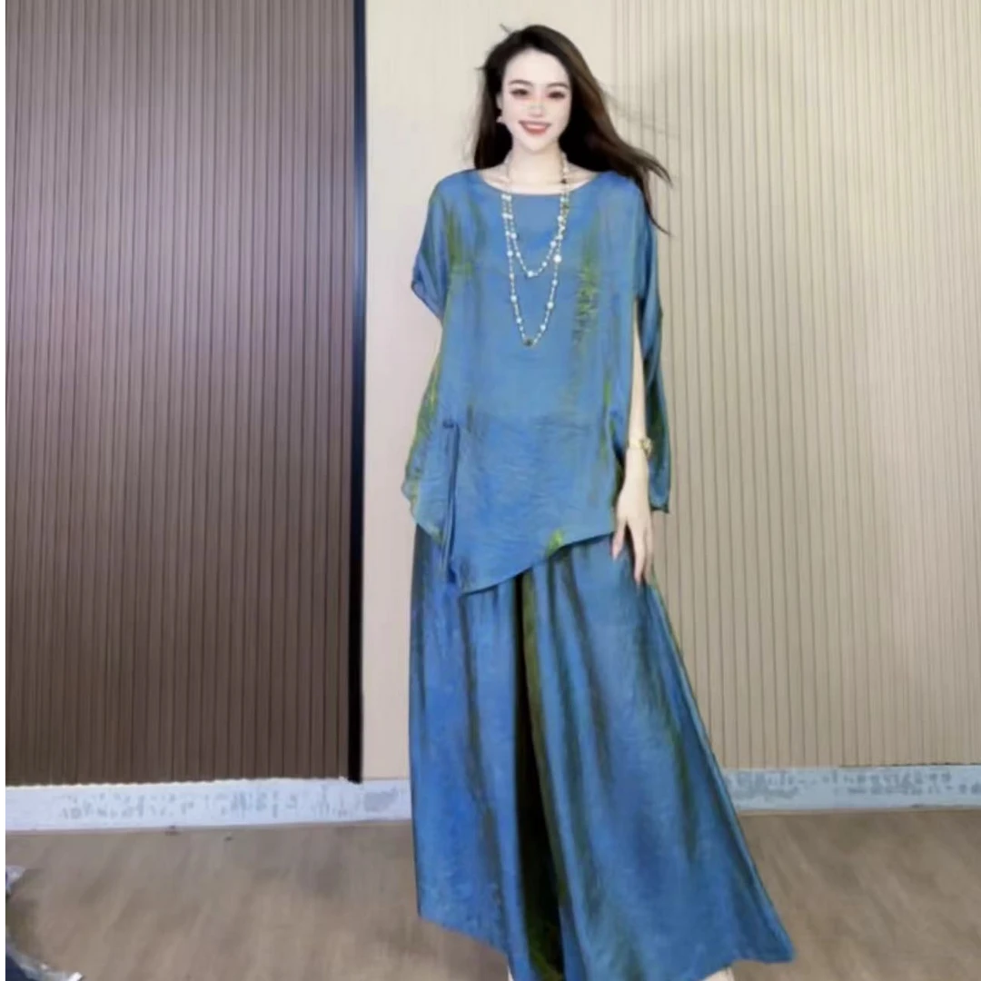 【爱菲雅】文文减龄时尚洋气套装K212-1