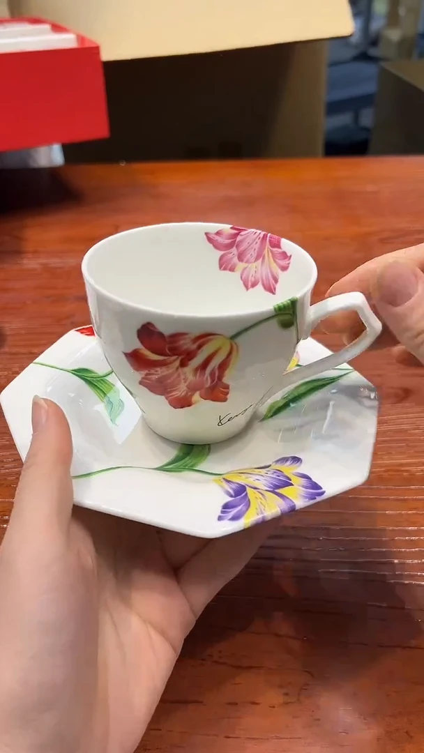 瓷片278小阿朵进口瓷器