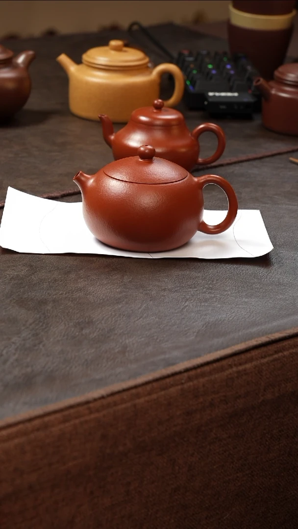 茶壶紫砂壶·15朱泥西施220cc