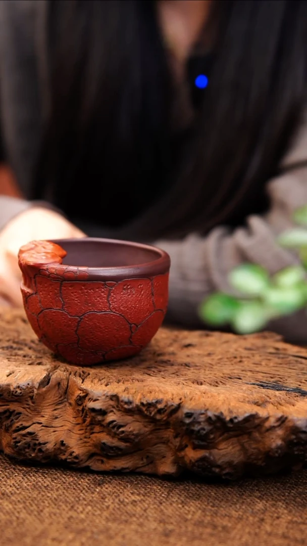 茶杯紫砂原矿紫砂杯