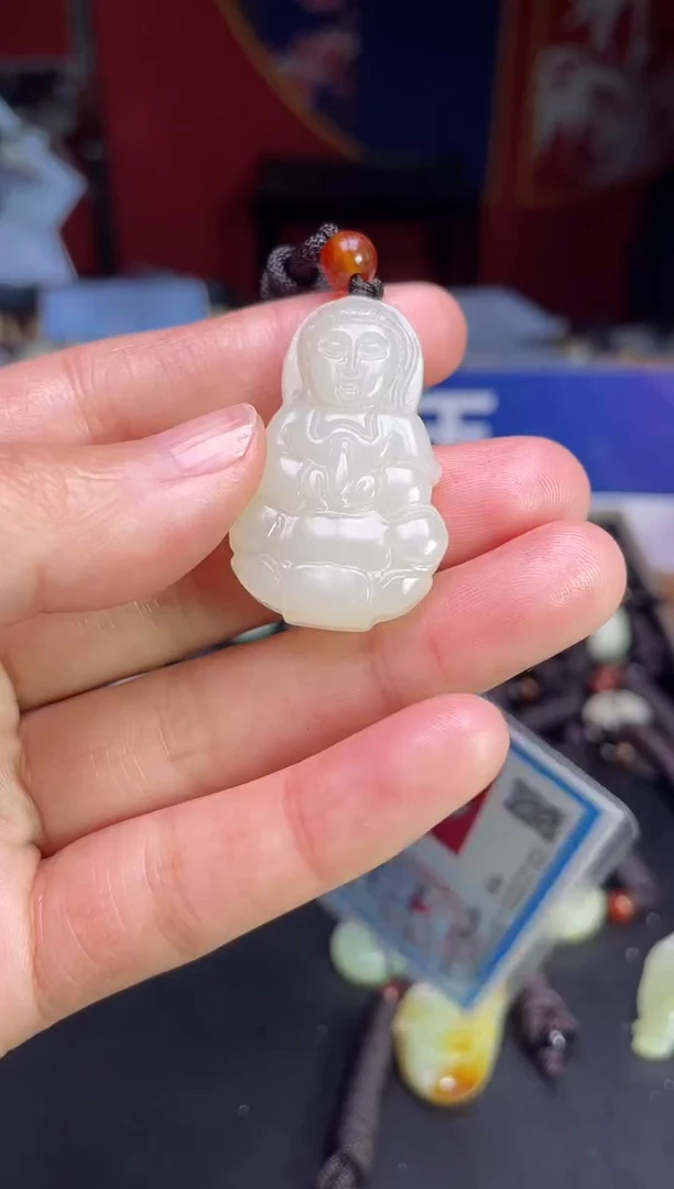 颈饰未镶嵌和田玉123