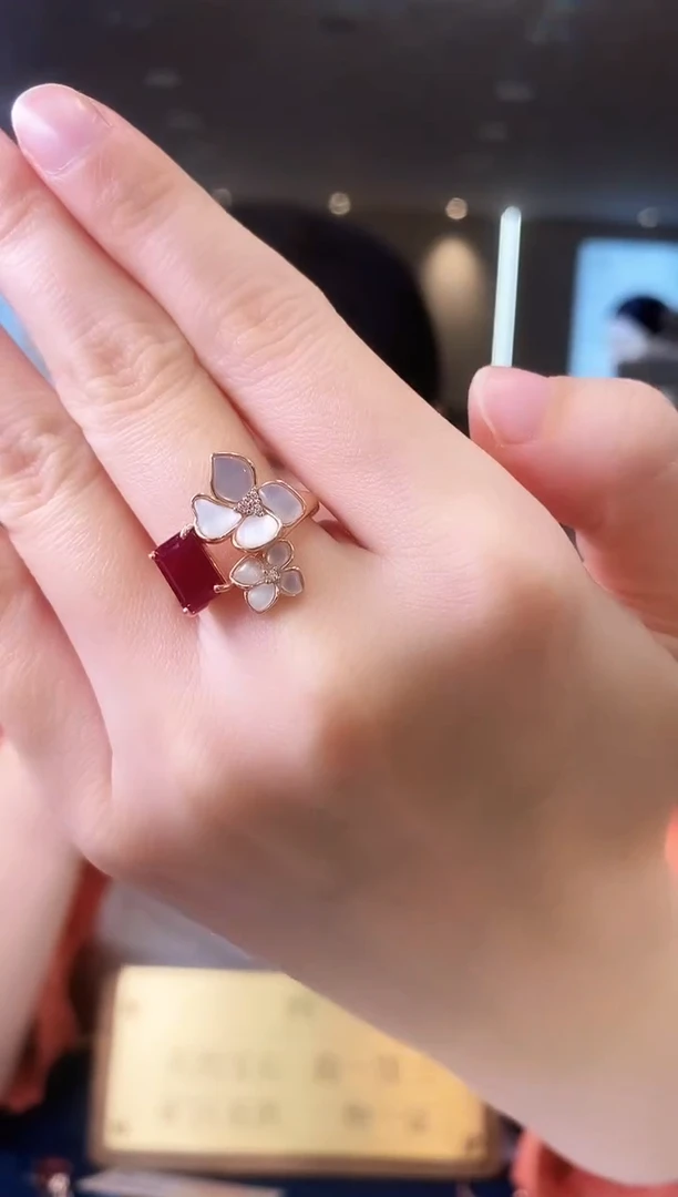 【闪购商品】红宝石戒指银S925镶嵌09