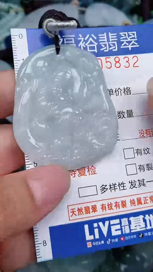 翡翠未镶嵌颈饰...0005832