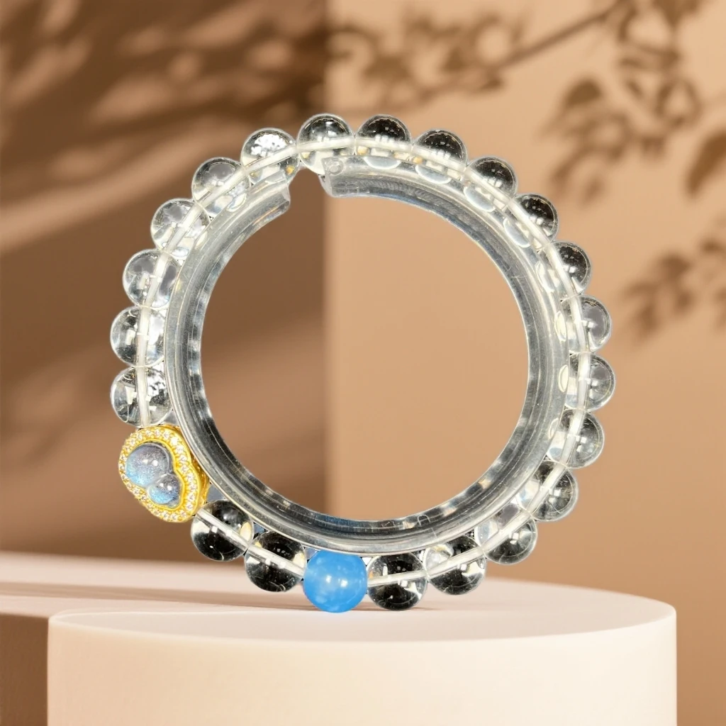 白水晶设计款手串8mm 默认微瑕--无盒--229