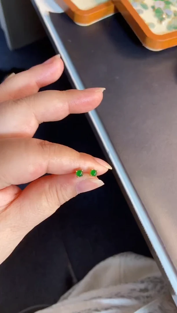 吊坠(不含链)银S925镶嵌翡翠1