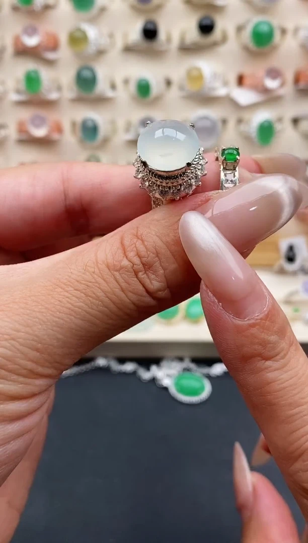 未镶嵌戒指翡翠缅甸天然A货翡翠33   4-3