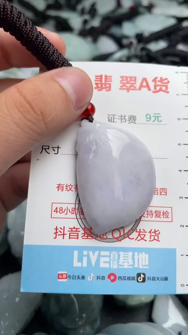 翡翠未镶嵌吊坠(不含链)1