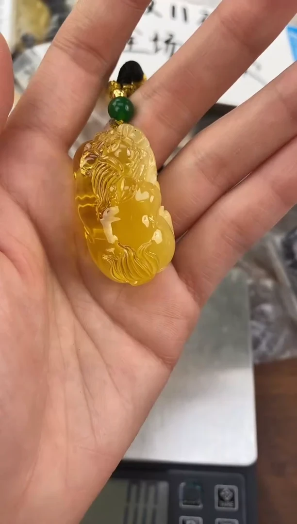 裸石琥珀未镶嵌天然琥珀蜜蜡