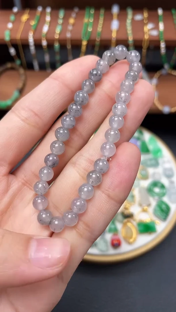 【闪购商品】翡翠套链未镶嵌一个   JK649