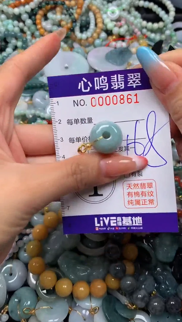 翡翠未镶嵌颈饰闪购00861