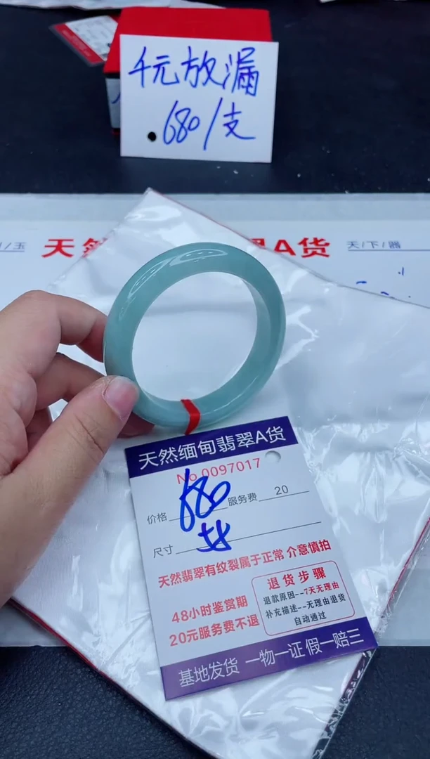 未镶嵌手镯翡翠680.0000