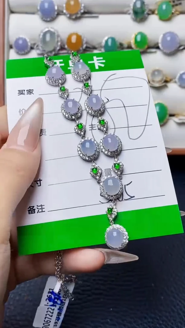 银S925镶嵌戒指翡翠5105