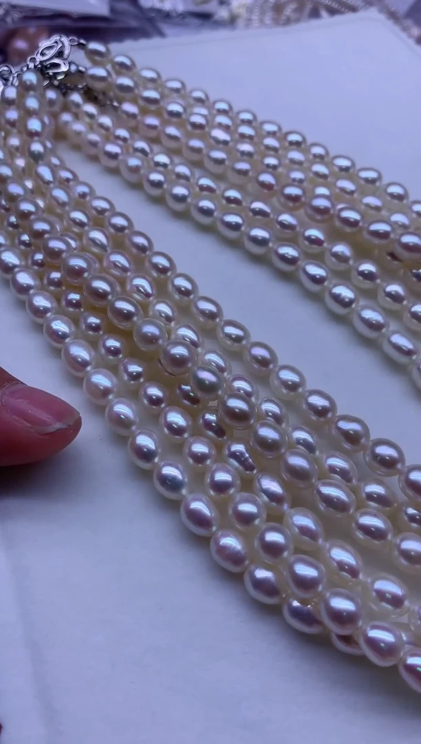 【闪购商品】淡水珍珠项链合金多发其一