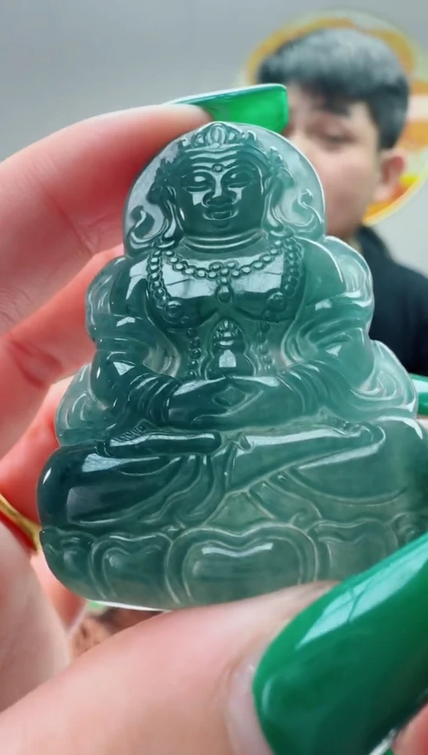 翡翠未镶嵌颈饰多样性随机发其一f