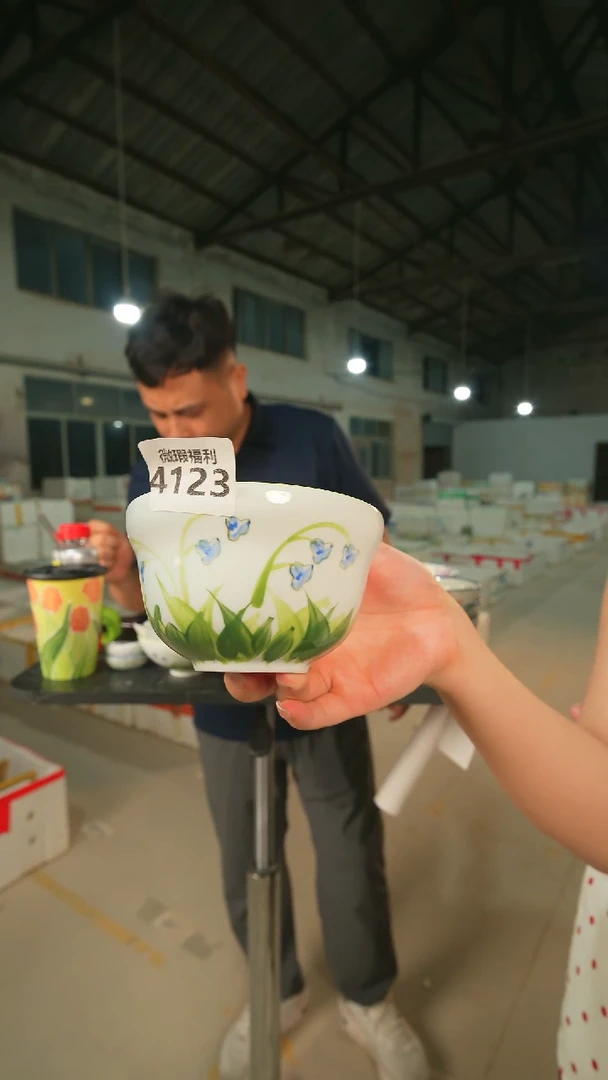 陶瓷景德镇高温釉下手绘陶瓷