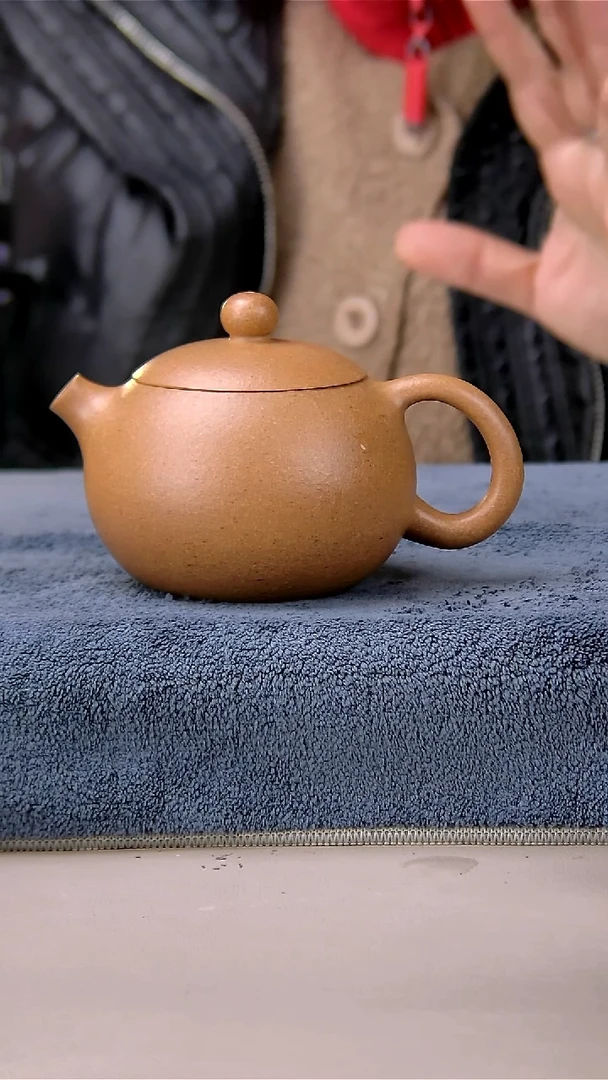【闪购商品】清水泥茶壶190西施梨皮黄段