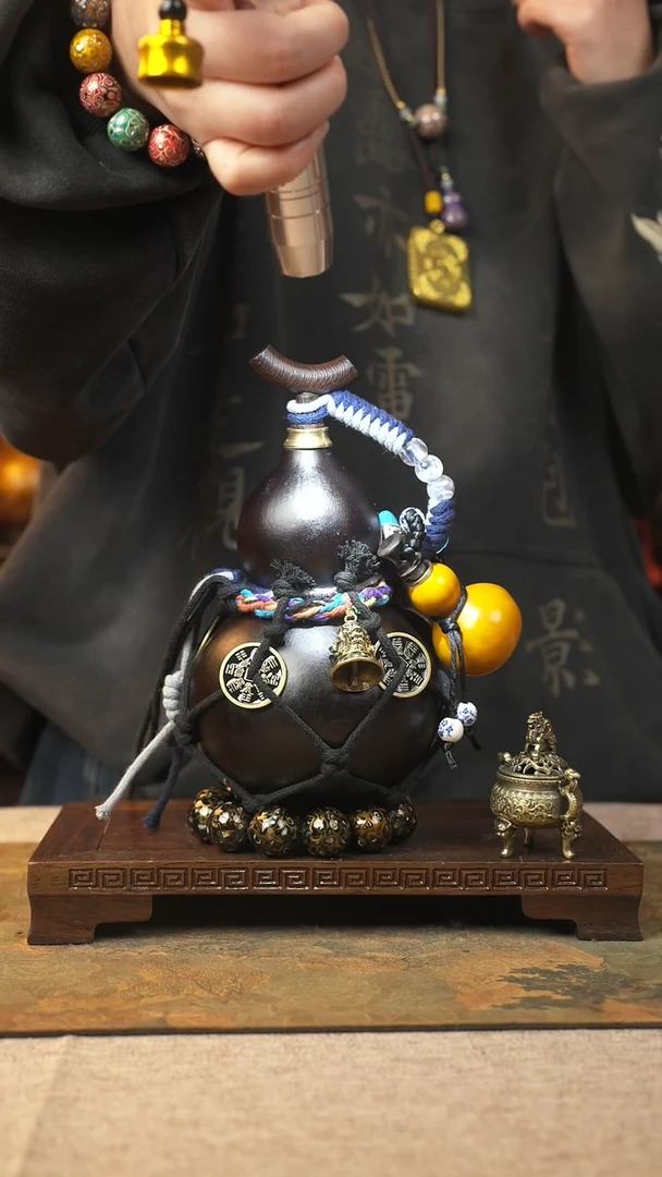 【闪购商品】082大漆葫芦一物一拍记葫堂出品