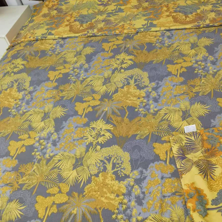 （被罩）夏季雨林单人双人双层纱被罩被套