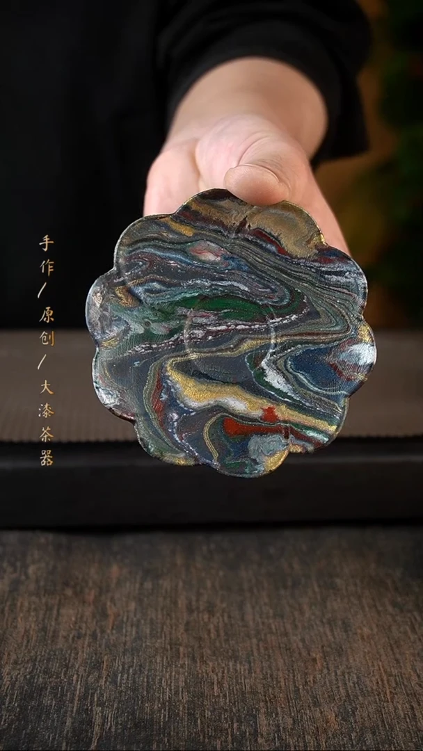 大漆杯托588小康茶器