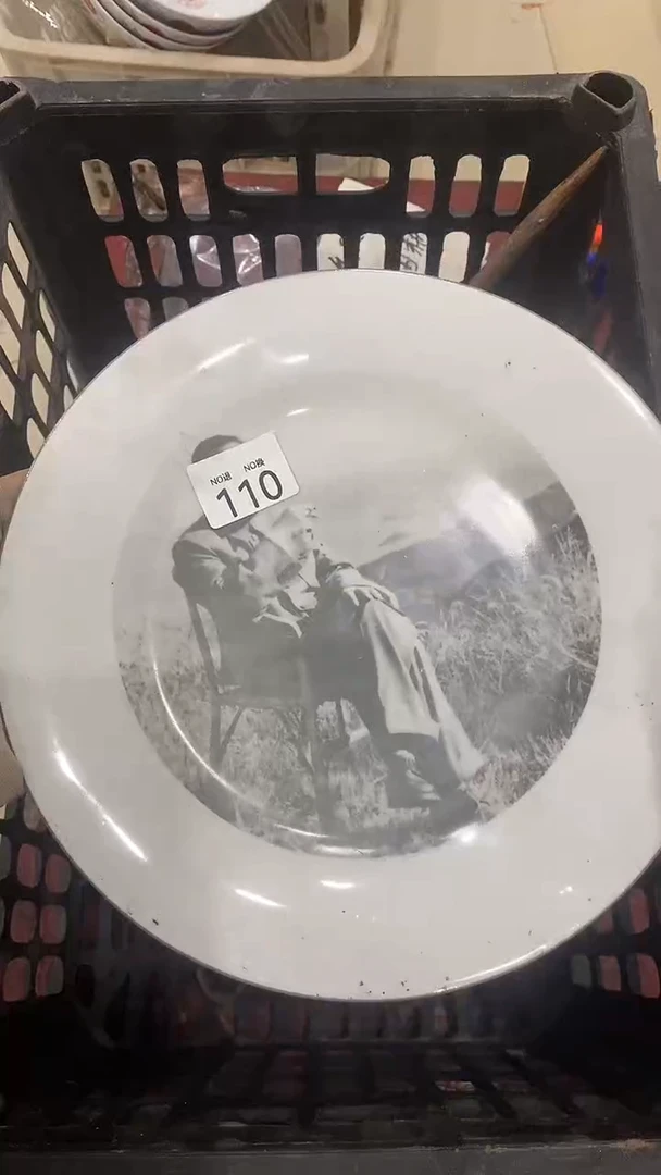 陶瓷罗****孑工艺品摆件110