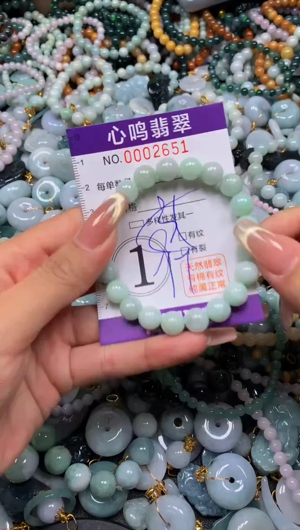 翡翠未镶嵌颈饰闪购002651