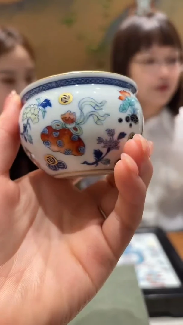 杯子景德镇陶瓷涂杏话专场5096