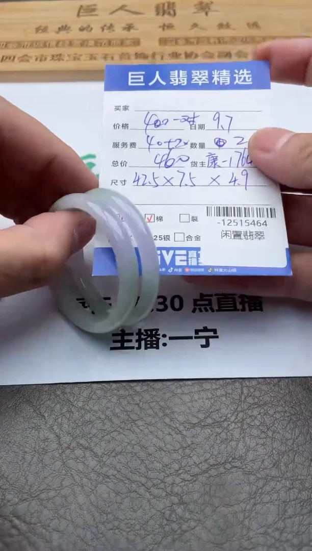颈饰未镶嵌翡翠手镯多人-12515464