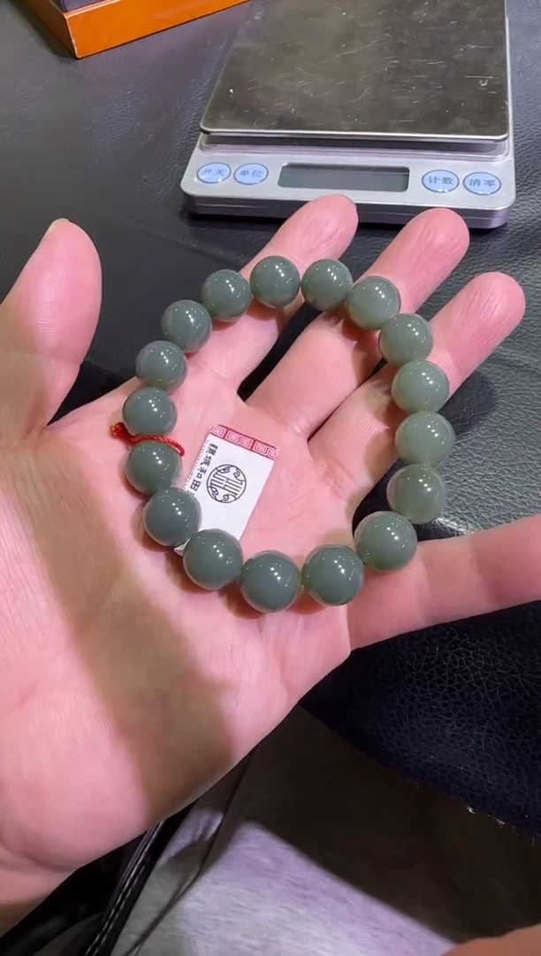未镶嵌手串和田玉且末蓝手串（产地直发）