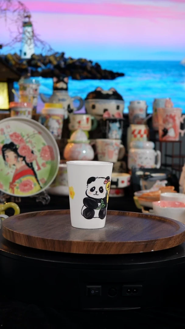 陶瓷便携款手工手绘景德镇陶瓷