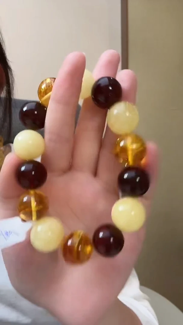 手链琥珀未镶嵌手串