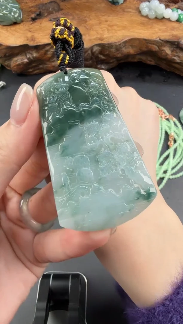 吊坠(不含链)未镶嵌翡翠翡翠饰品-189