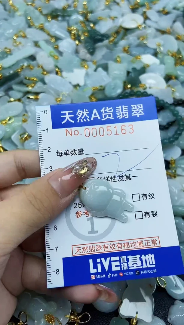 翡翠未镶嵌颈饰天然A货翡翠