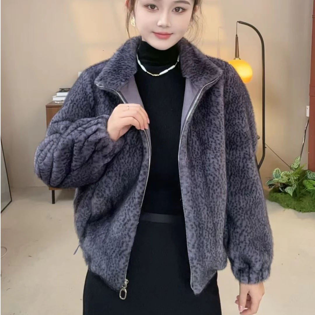 新款时尚休闲女士秋冬气质加厚百搭短款女款冬季外套