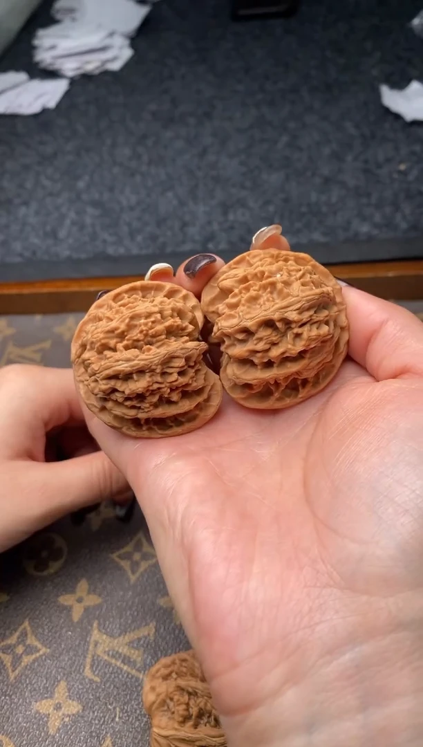 把件文玩核桃b119号45尺全品苹果园