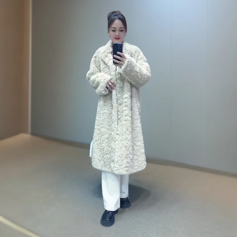 ZHOUHAI过冬加厚加长毛毛外套｛潮人街出款｝