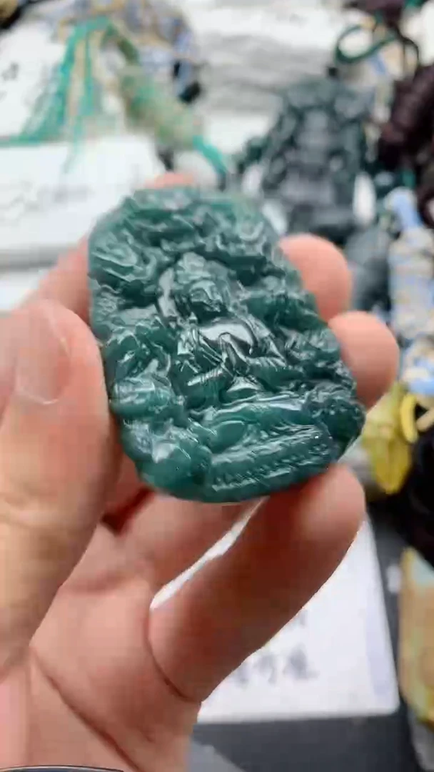 翡翠未镶嵌颈饰888