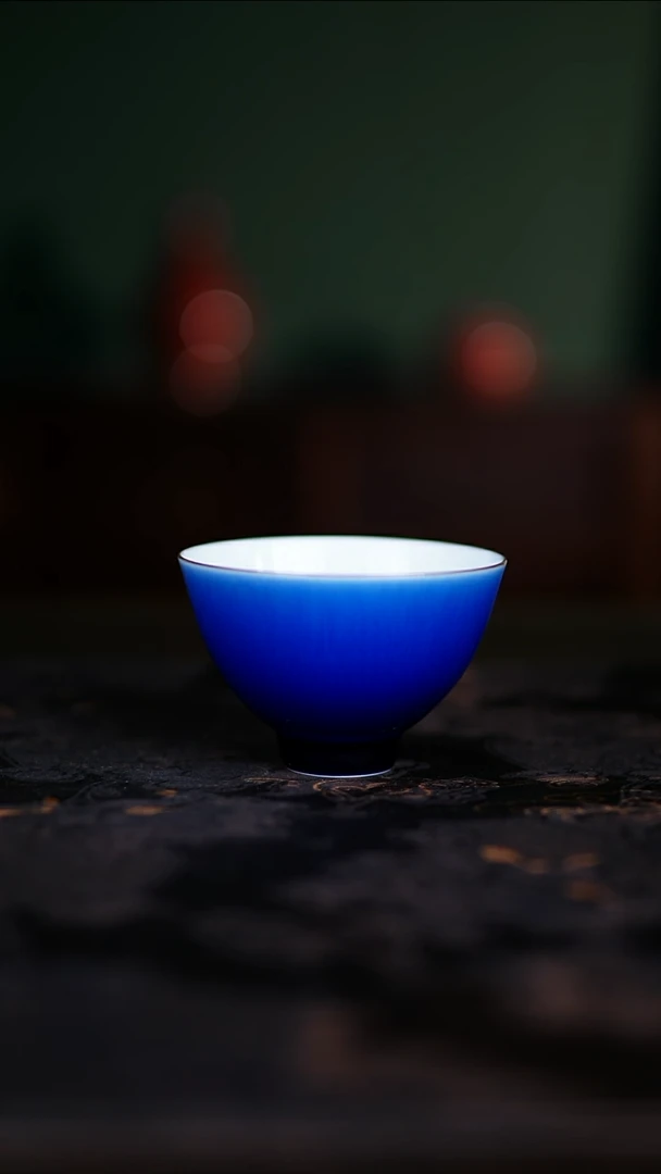 杯子景德镇纯手工陶瓷豇豆红