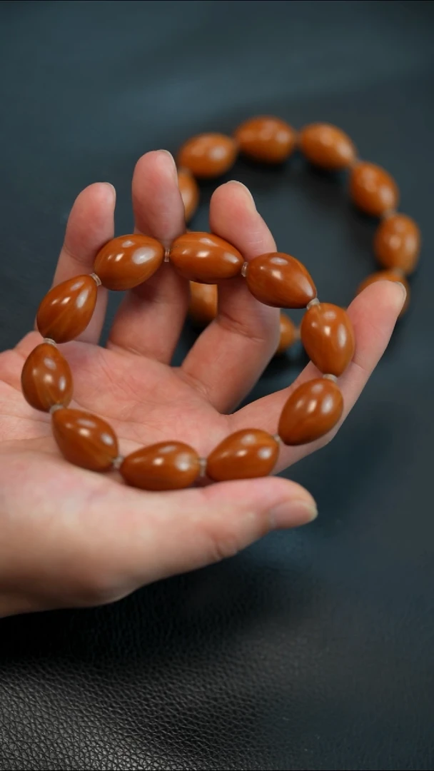 手串/手链橄榄核新品 棕鲨 鹅蛋款