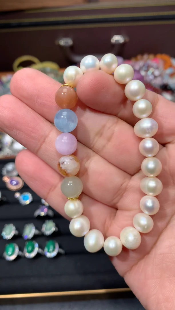 未镶嵌手绳淡水珍珠F72